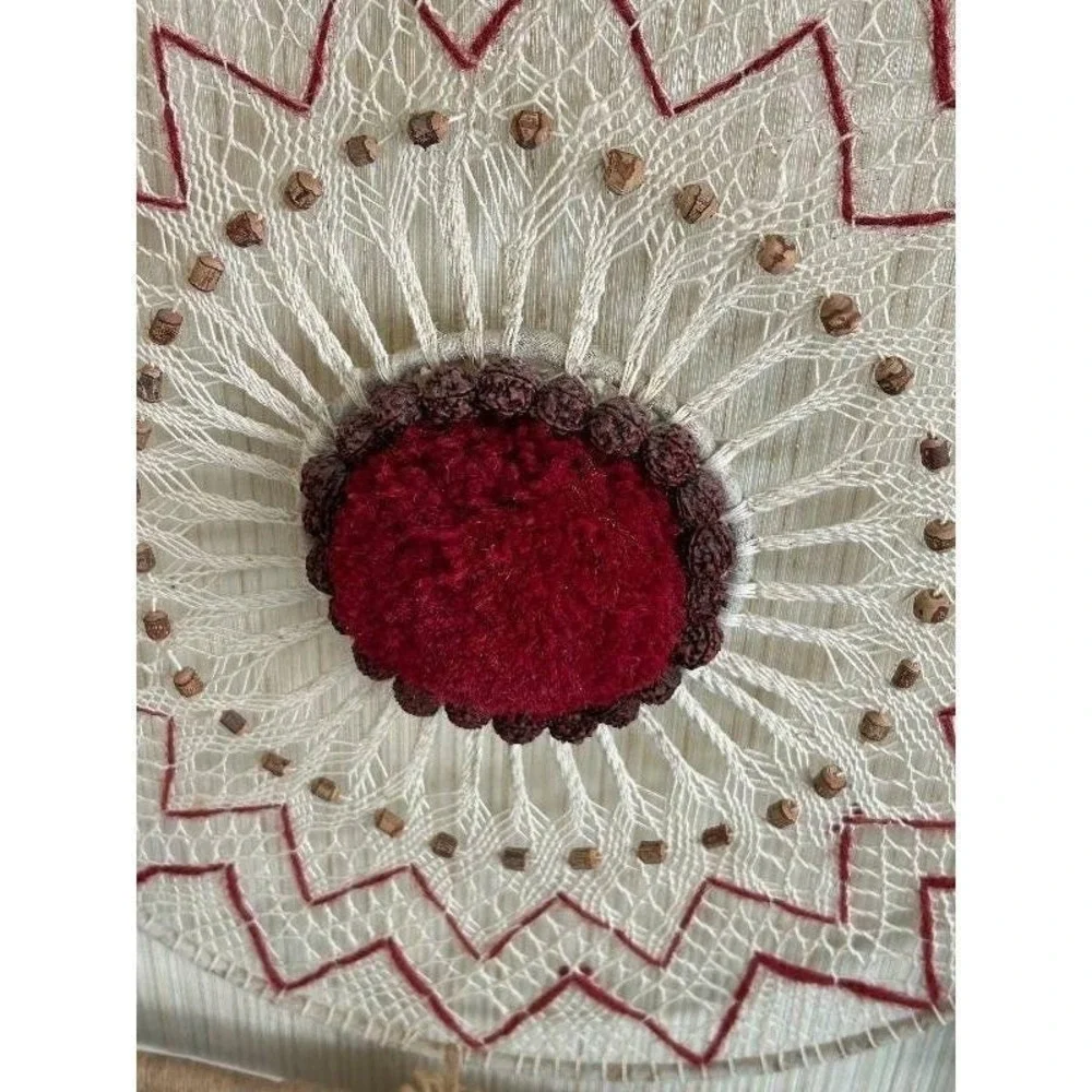 Vintage Rare Large Design DON FREEDMAN Retro‎ Macrame Woven Wall Hanging - 1976